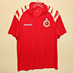 3/$55❤️new tag defaced Reebok IPL Royal Challengers Bangalore RCB cricket jersey